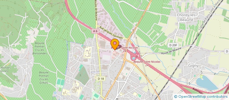 localisation de l'entreprise 3BMCR à BEAUNE