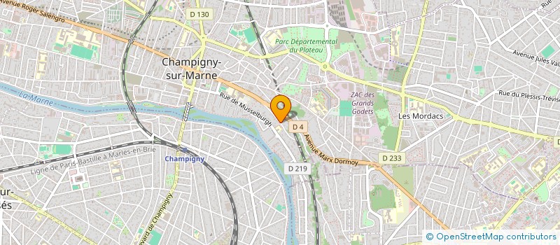 localisation de l'entreprise 3BNBW  CHAMPIGNY-SUR-MARNE