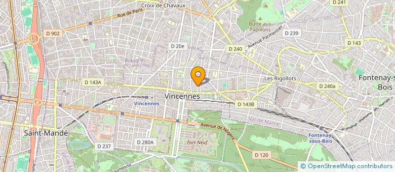 localisation de l'entreprise 3BOL INVEST  VINCENNES