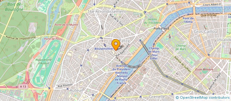 localisation de l'entreprise 3BOUT'S  PARIS