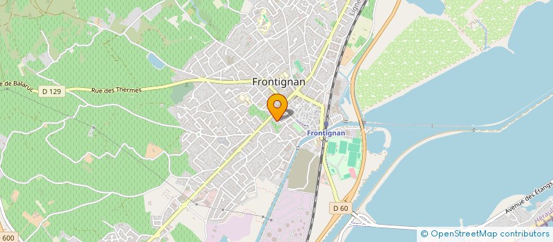 localisation de l'entreprise 3BP à FRONTIGNAN