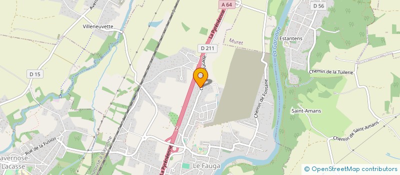 localisation de l'entreprise 3C 31  LE FAUGA