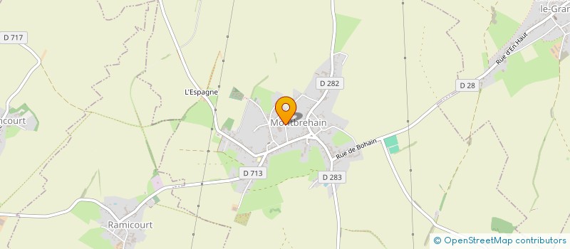 localisation de l'entreprise 3C  MONTBREHAIN