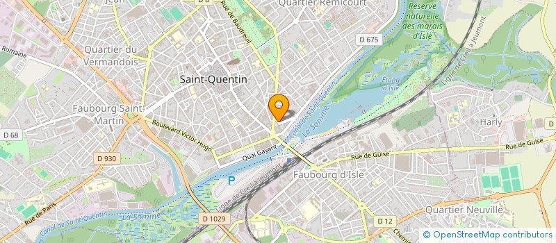 localisation de l'entreprise 3C à SAINT-QUENTIN