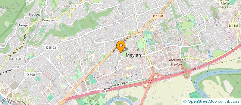 localisation de l'entreprise 3C  MEYLAN