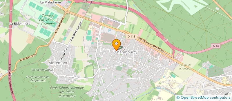 localisation de l'entreprise 3C  AIGREMONT