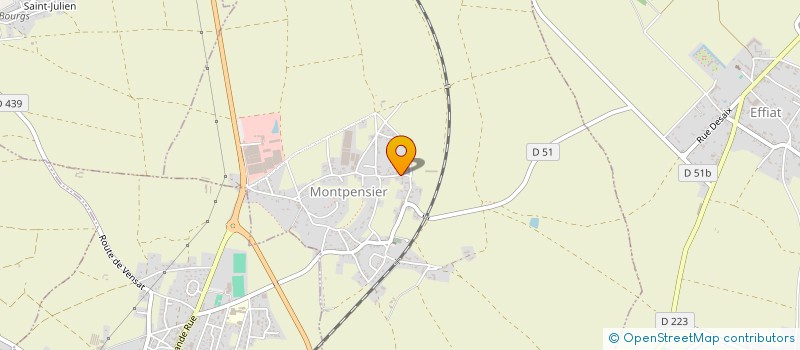 localisation de l'entreprise 3C  MONTPENSIER