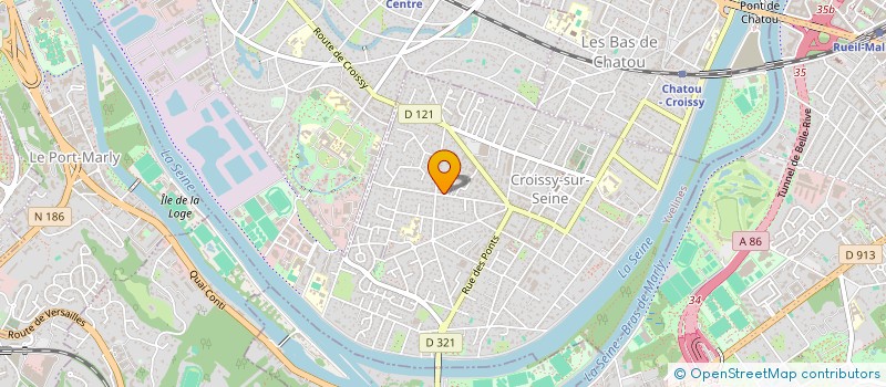 localisation de l'entreprise 3C  CROISSY-SUR-SEINE