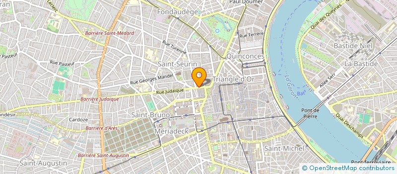 localisation de l'entreprise 3C à BORDEAUX