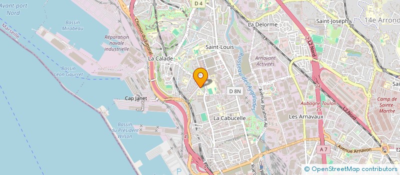 localisation de l'entreprise 3C à MARSEILLE