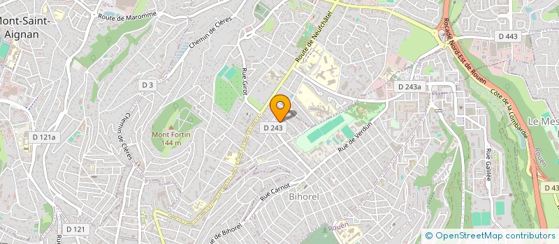 localisation de l'entreprise 3C  BIHOREL