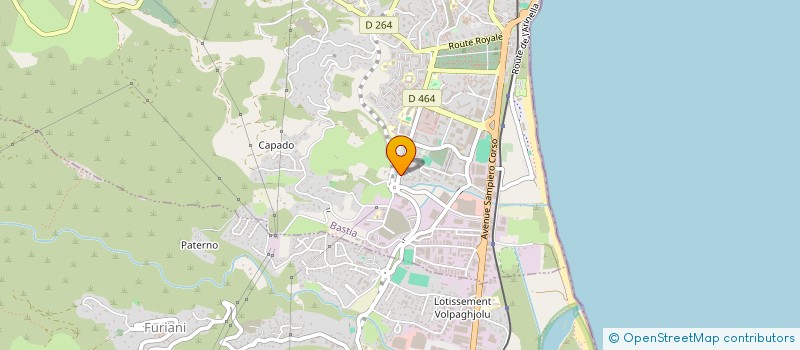localisation de l'entreprise 3C à BASTIA