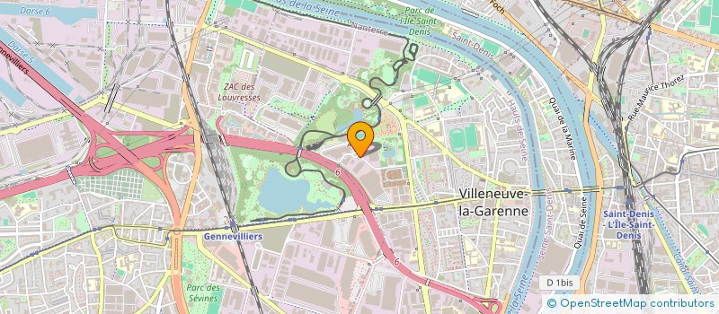 localisation de l'entreprise 3C  VILLENEUVE-LA-GARENNE