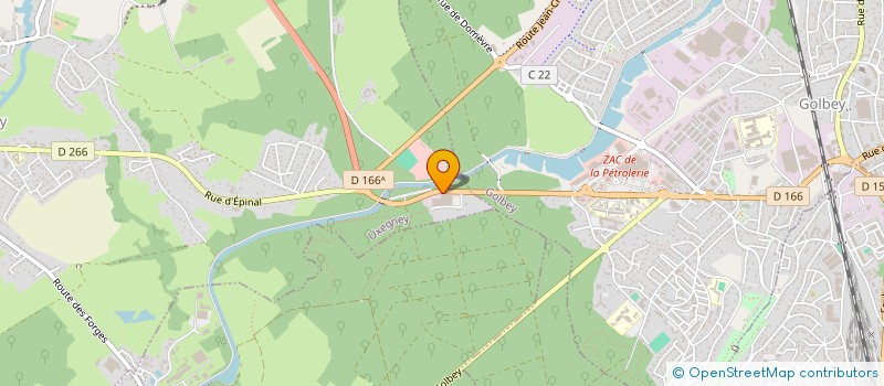 localisation de l'entreprise 3C  UXEGNEY