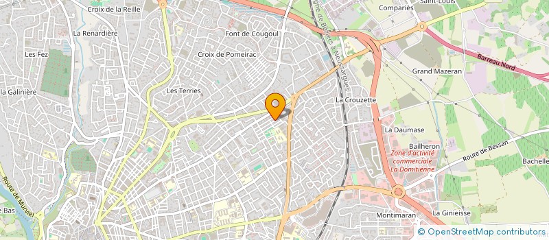 localisation de l'entreprise 3C  BEZIERS