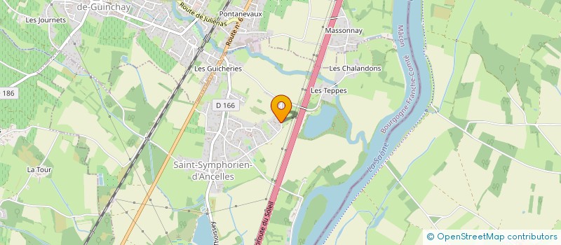 localisation de l'entreprise 3C  SAINT-SYMPHORIEN-D'ANCELLES