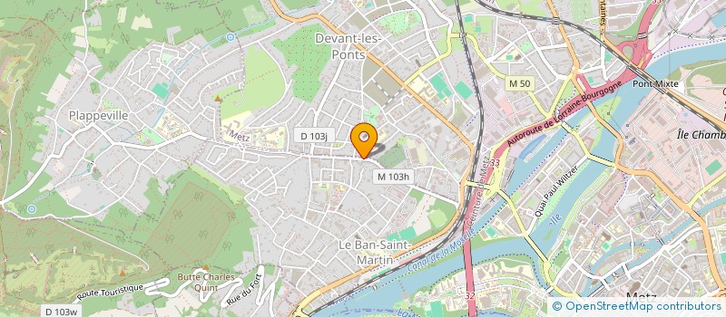 localisation de l'entreprise 3C  METZ