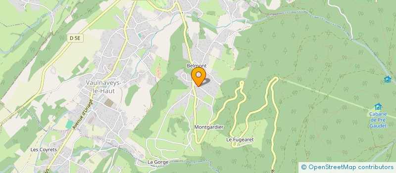 localisation de l'entreprise 3C  VAULNAVEYS-LE-HAUT