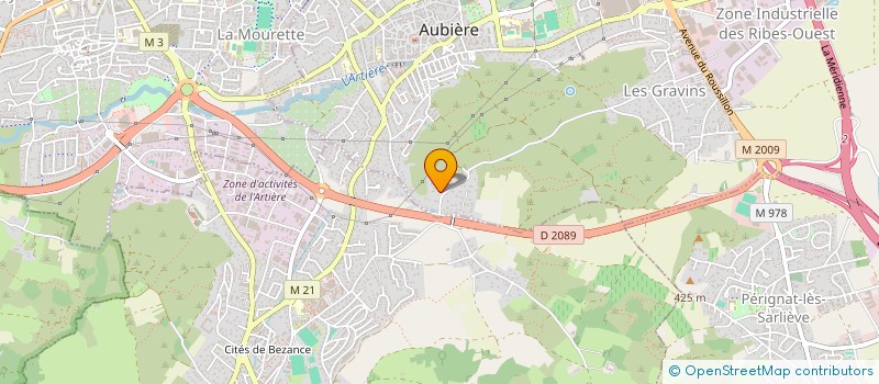 localisation de l'entreprise 3C AUBIERE  AUBIERE