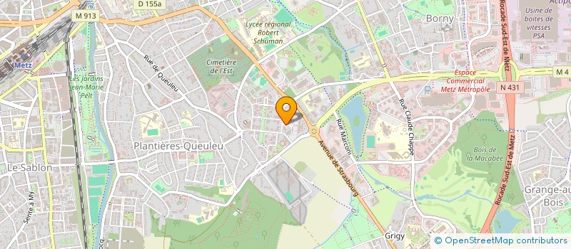 localisation de l'entreprise 3C BAT SAS à METZ