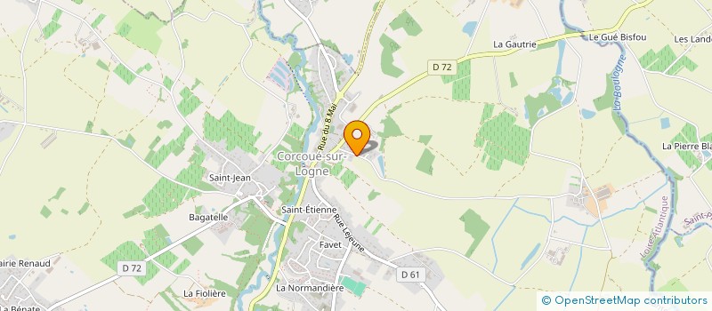 localisation de l'entreprise 3C BOIS VOINEAU à CORCOUE-SUR-LOGNE