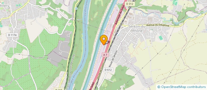 localisation de l'entreprise 3C CARTIER à SEREZIN-DU-RHONE