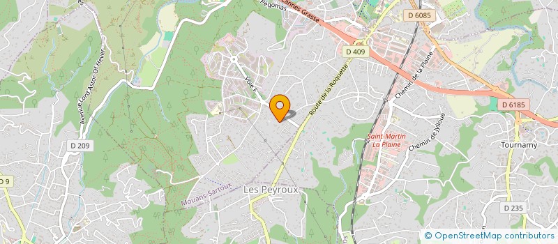 localisation de l'entreprise 3C CARTONNAGE CONCEPTION COMMUNICATION  MOUANS-SARTOUX