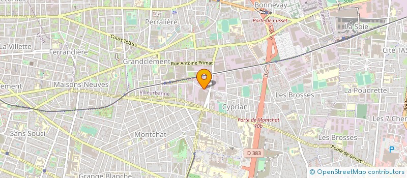 localisation de l'entreprise 3C CONCEPT à VILLEURBANNE