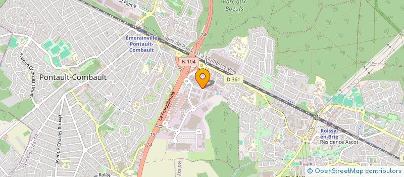 localisation de l'entreprise 3C CONFORT CHAUFFAGE CLIMATISATION à PONTAULT-COMBAULT