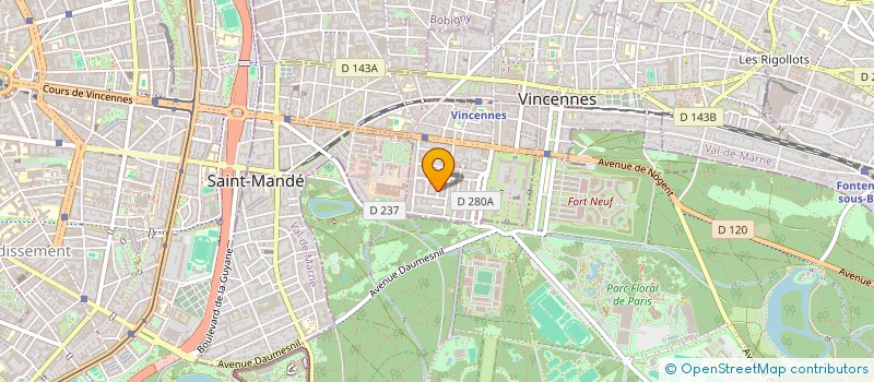 localisation de l'entreprise 3C - CONTINENTAL à VINCENNES