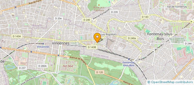 localisation de l'entreprise 3C DEVELOPPEMENT à VINCENNES