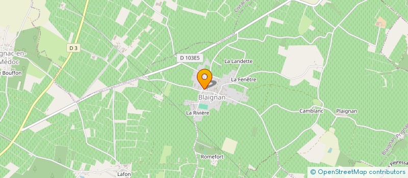 localisation de l'entreprise 3C DEVELOPPEMENT PERSONNEL  BLAIGNAN-PRIGNAC