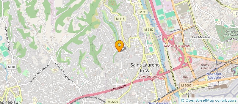 localisation de l'entreprise 3C FINANCE à SAINT-LAURENT-DU-VAR