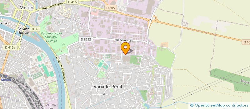 localisation de l'entreprise 3C FINANCES à VAUX-LE-PENIL