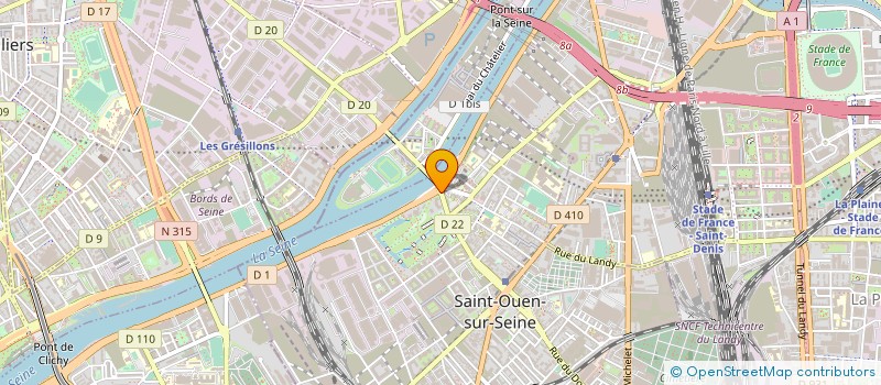 localisation de l'entreprise 3C FRANCE à SAINT-OUEN-SUR-SEINE