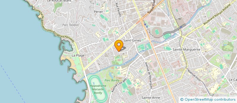localisation de l'entreprise 3C HABITAT PACA à MARSEILLE