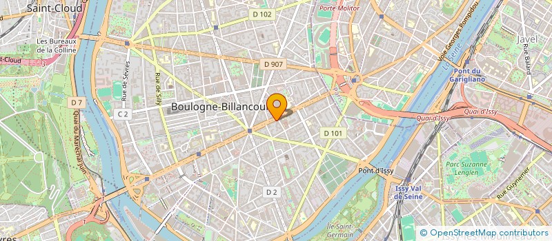 localisation de l'entreprise 3C INTERNATIONAL  BOULOGNE-BILLANCOURT