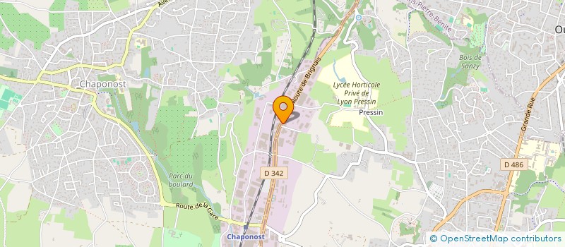 localisation de l'entreprise 3C INVEST  SAINT-GENIS-LAVAL