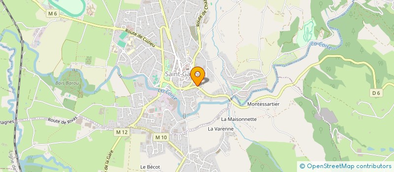 localisation de l'entreprise 3C INVESTISSEMENT  SAINT-GALMIER