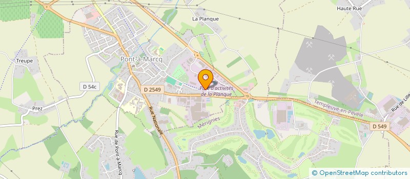 localisation de l'entreprise 3C NORD  LESQUIN