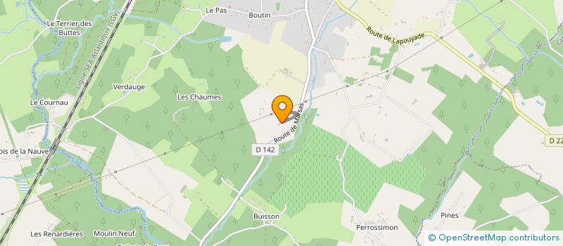 localisation de l'entreprise 3C NUTRITION CONSEIL  LARUSCADE