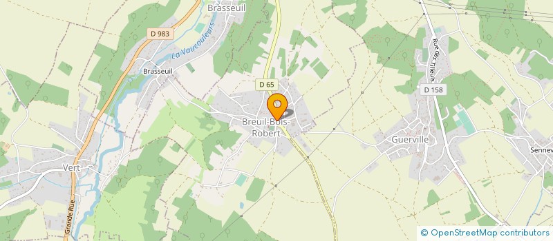 localisation de l'entreprise 3C PARTENAIRES  BREUIL-BOIS-ROBERT