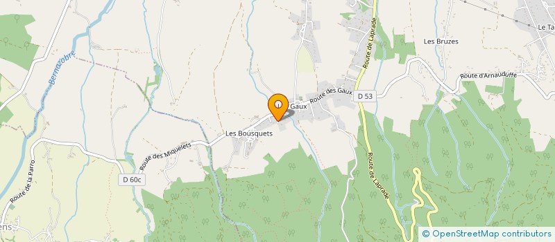 localisation de l'entreprise 3C PEINTURE  LABRUGUIERE