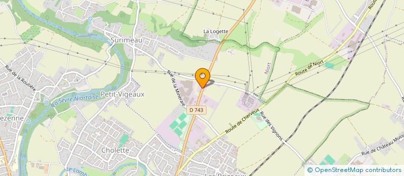 localisation de l'entreprise 3C PROPRETE  NIORT