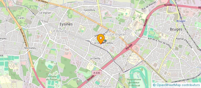 localisation de l'entreprise 3C SPORT à EYSINES