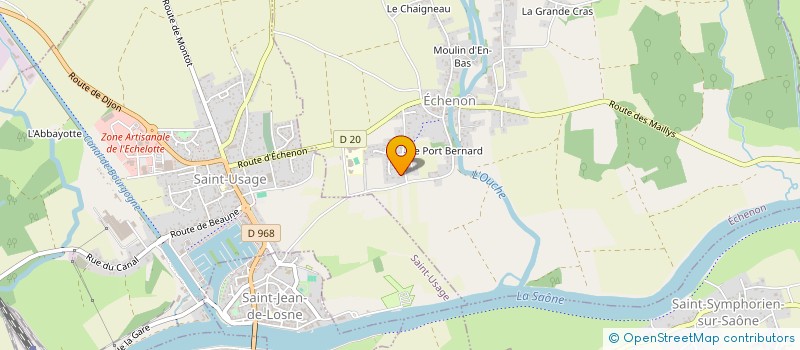 localisation de l'entreprise 3C TRAVAUX à ECHENON