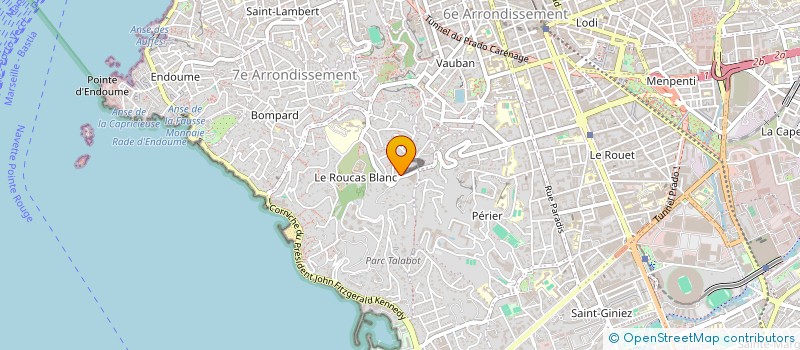 localisation de l'entreprise 3C2A  MARSEILLE