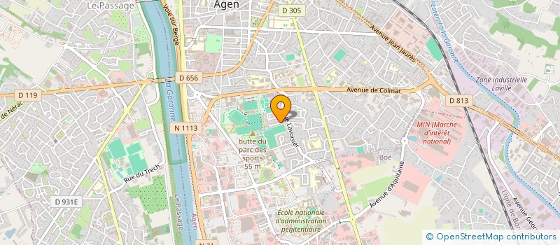 localisation de l'entreprise 3C62  AGEN