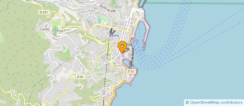 localisation de l'entreprise 3CALBA à BASTIA