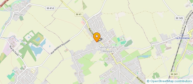 localisation de l'entreprise 3CB  SAINGHIN-EN-WEPPES